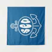 Tenture Murale Ancre et la mer (Devant)