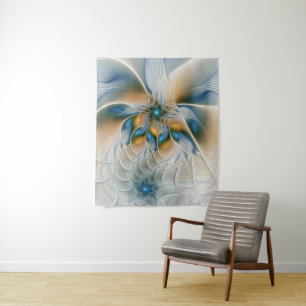 Tenture Murale Art Fractal De L'Imaginaire Abstrait En Plein Esso