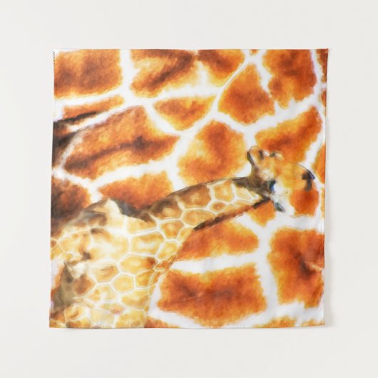 Tenture Murale Baby Giraffe (Devant (Horizontal))