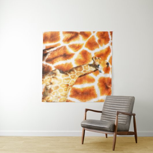 Tenture Murale Baby Giraffe (En situation (horizontale))