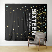 Tenture Murale bannière de fond pour Photobooth d'anniversaire sw (En situation (horizontale))