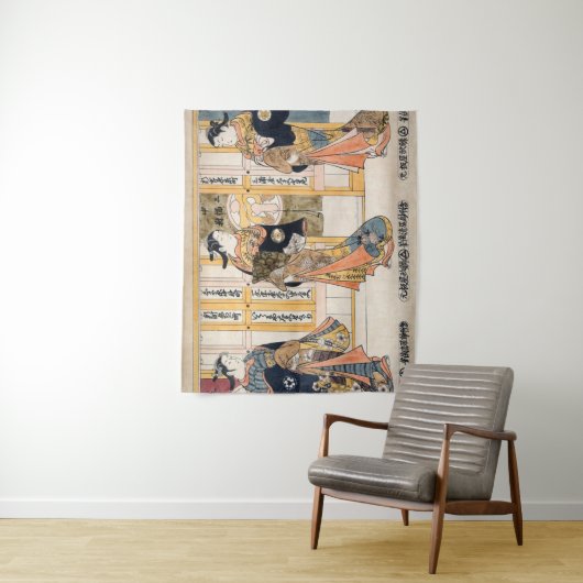 Tenture Murale Beauté des trois capitales triptyque (En situation)