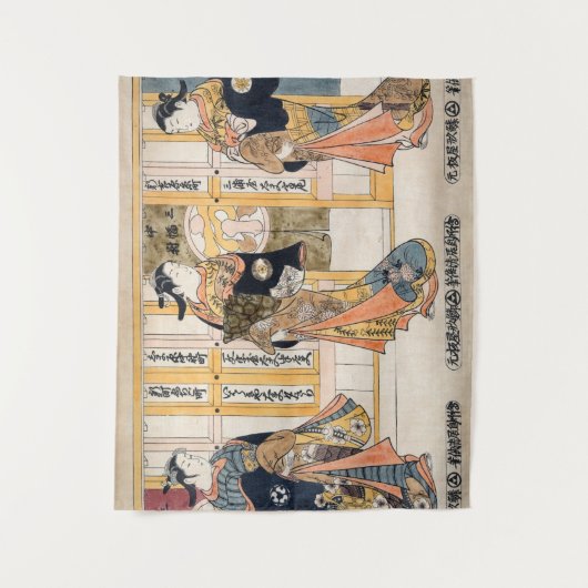 Tenture Murale Beauté des trois capitales triptyque (Devant)