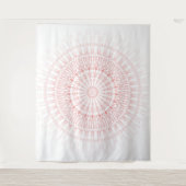 Tenture Murale Blush Mandala Blanc (Devant)