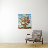 Tenture Murale Bouquet de fleurs sur une haie (En situation)