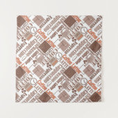 Tenture Murale Café préféré (Devant (Horizontal))