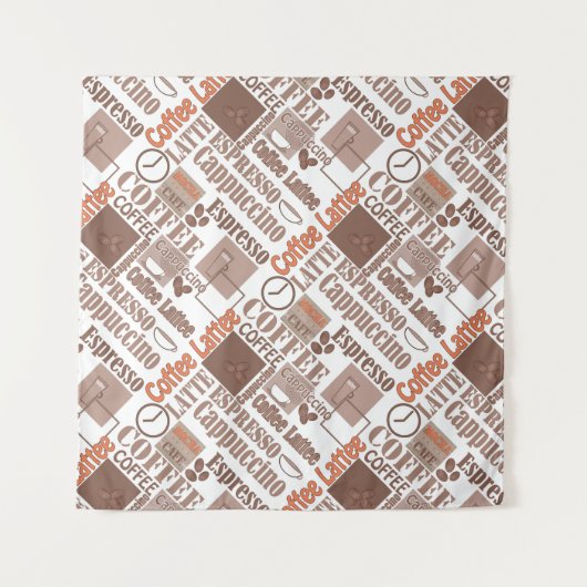 Tenture Murale Café préféré (Devant)