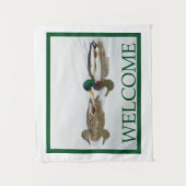 Tenture Murale Canards colverts - Bienvenue (Devant)