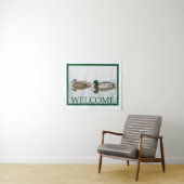 Tenture Murale Canards colverts - Bienvenue (En situation (horizontale))