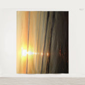 Tenture Murale Cape Cod Sunset Ocean Photographie Tapestry (Devant)