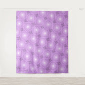 Tenture Murale Cercles Lilac motif (Devant)