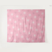 Tenture Murale Cercles roses motif (Devant (Horizontal))
