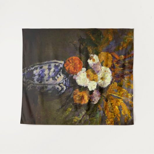 Tenture Murale Cezanne - Dahlias (Devant (Horizontal))