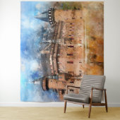 Tenture Murale Château dans la forêt (En situation)