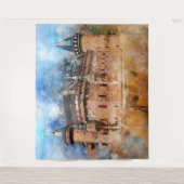 Tenture Murale Château dans la forêt (Devant)