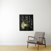 Tenture Murale Citation inspirante brillant de champignon de pelo (En situation)