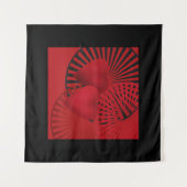 Tenture Murale Coeur amoureux (Devant (Horizontal))