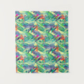 Tenture Murale Colibris d'aquarelle (Devant)