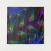 Tenture Murale Coloré Lumineux Abstrait moderne Trippy Fractal (Devant)