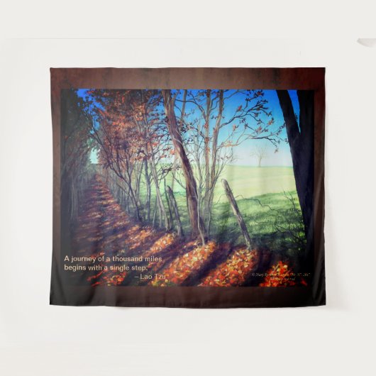 Tenture Murale Country Road Fine Art Paysage Imprimer (Devant (Horizontal))