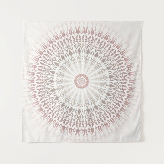 Tenture Murale Cream Tan Neutrals Mandala (Devant (Horizontal))