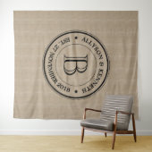 Tenture Murale Créez Votre Propre Monogramme d'Anniversaire de Lo (En situation (horizontale))