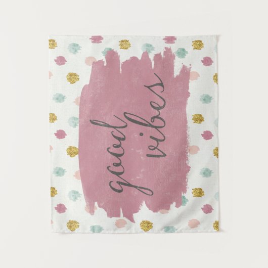 Tenture Murale Deco mou IV | Good Vibes (Devant)