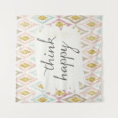 Tenture Murale Deco mou V | pensent heureux (Devant)