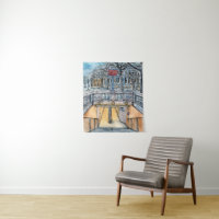 Destinations | Aquarelle Vintage entrée du métro