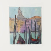 Tenture Murale Destinations | Deux gondolas à Venise (Devant)