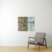 Tenture Murale Destinations | Watercolor European Swing Ride (En situation (horizontale))