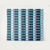 Tenture Murale Diamants rétro modernes du milieu du siècle modern (Devant (Horizontal))