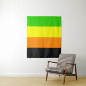 Tenture Murale Drapeau de la Fierté Aromantique (En situation)