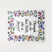 Tenture Murale Elle est Fierce Large (Devant (Horizontal))