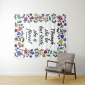 Tenture Murale Elle est Fierce Large (En situation (horizontale))