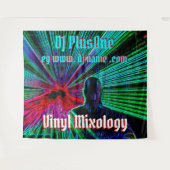 Tenture Murale Ensemble DJ Laser rétroéclairé / Gig (Devant (Horizontal))