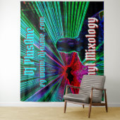 Tenture Murale Ensemble DJ Laser rétroéclairé / Gig (En situation)