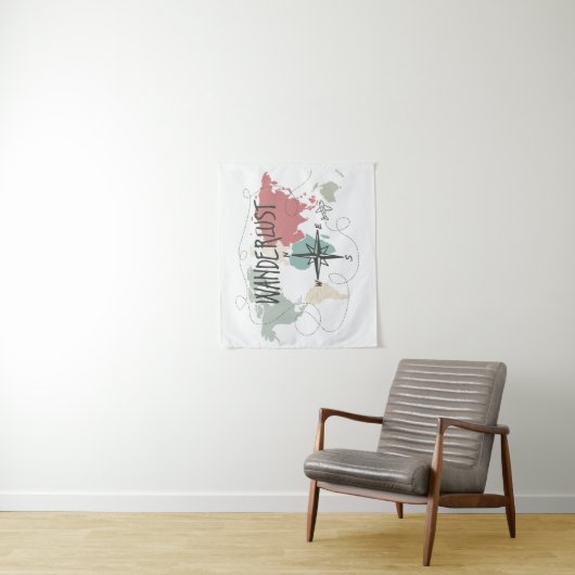 Tenture Murale Envie de voyager (En situation)