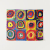 Tenture Murale Étude de couleur par Wassily Kandinsky (Devant (Horizontal))