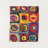 Tenture Murale Étude de couleur par Wassily Kandinsky (Devant)