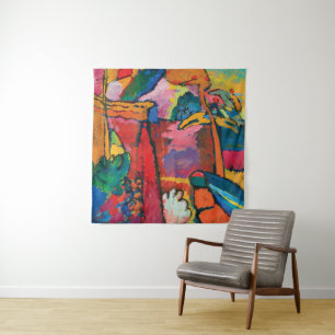 Tenture Murale Étude pour l'improvisation V par Wassily Kandinsky