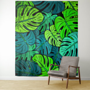 Tenture Murale Feuilles Tropicales Extra Large