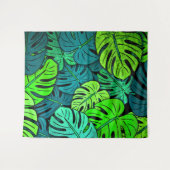 Tenture Murale Feuilles tropicaux grands (Devant (Horizontal))