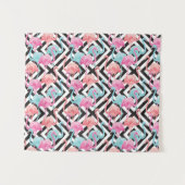 Tenture Murale Flamants roses sur le motif audacieux de (Devant (Horizontal))