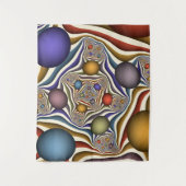 Tenture Murale Flying Up, Colorful Moderne Art Fractal Abstrait (Devant)