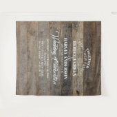 Tenture Murale fond de mariage de grange à grain de bois de pays  (Devant (Horizontal))