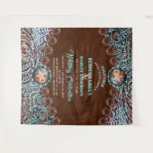 Tenture Murale Fond de mariage occidental de pays de cowboy de tu (Devant (Horizontal))