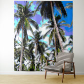 Tenture Murale Graphisme Tropical Palm Trees Design (En situation)