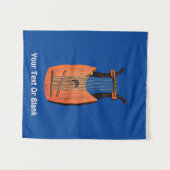 Tenture Murale Harpe du roi David (Devant (Horizontal))