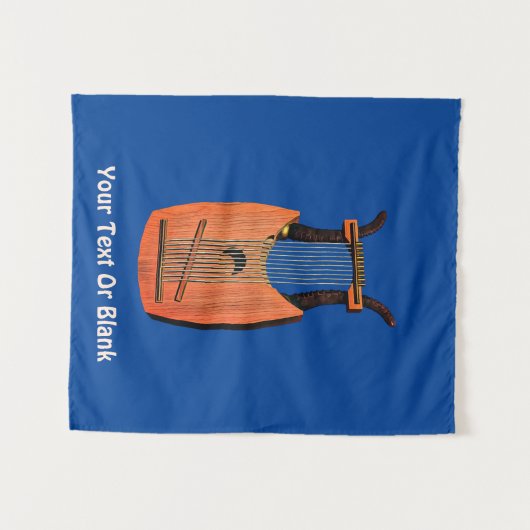 Tenture Murale Harpe du roi David (Devant (Horizontal))